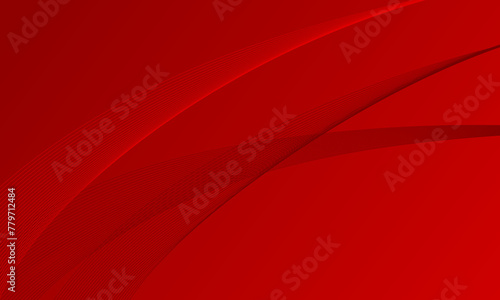 abstract red lines wave curves on gradient background