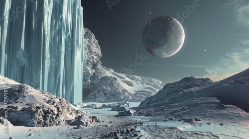 Ganymedes icy realms come to life in this virtual showcase of extraterrestrial geology
