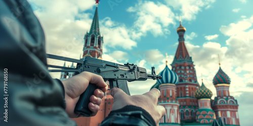 gun on moscow st. dome church