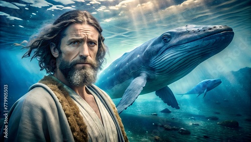 Biblical Illustration: Jonah's Sanctuary within the Whale