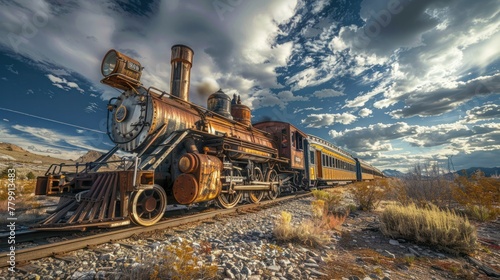 antique train picture