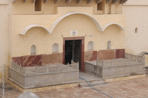 The exterior architectural marvels of Junagarh Fort in Bikaner, Rajasthan, showcase the rich heritage of the region