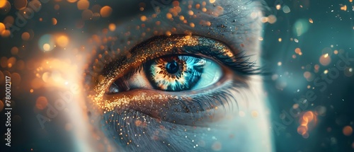 Third Eye Awakening: A Glimpse into the Mystic. Concept Meditation, Spirituality, Third Eye Chakra, Mystic Awakening, Higher Consciousness