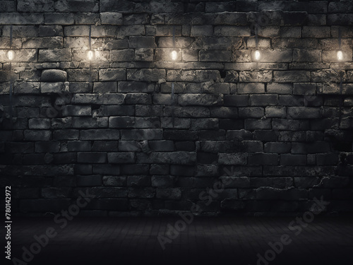 Illuminated dark edges of a wall provide a distinctive web backdrop