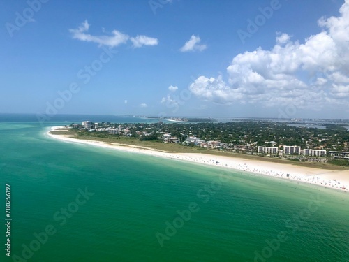 Parasailing over Siesta Key Beach Florida