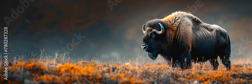 a Musk ox beautiful animal photography like living creature