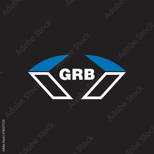 GRB letter logo design on white background. GRB logo. GRB creative initials letter Monogram logo icon concept. GRB letter design