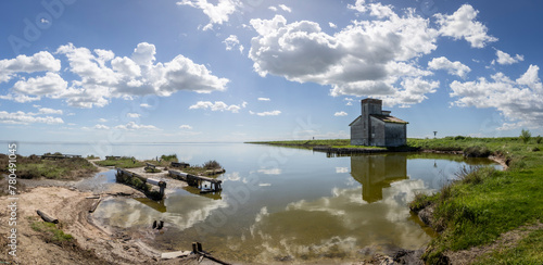 Landscape protection area named Valli di Comacchio in Italy, Europe