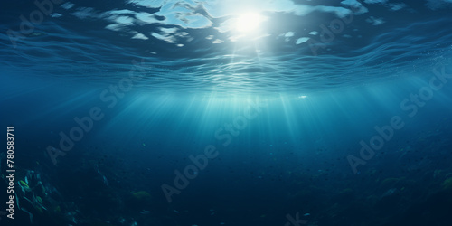 underwater world , background for product presentation