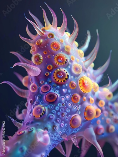 Endospore , unique hyper-realistic illustrations