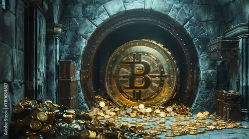 Smart contract escrows, in a secure, vaulted treasure room style