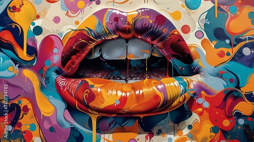 Contemporary urban graffiti art, edgy, colorful, street culture, hyper realistic