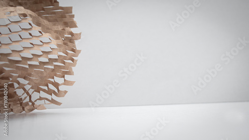 Papier Verpackungsmaterial boho deko natur schlicht hintergrund detail abstrakt
