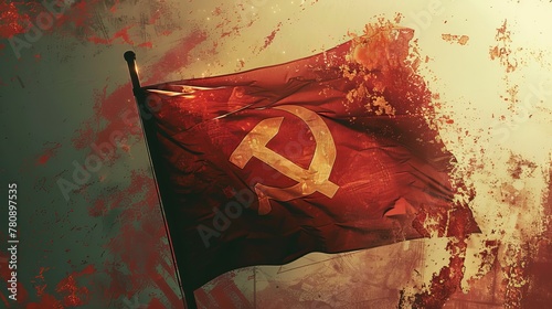 old communist flag