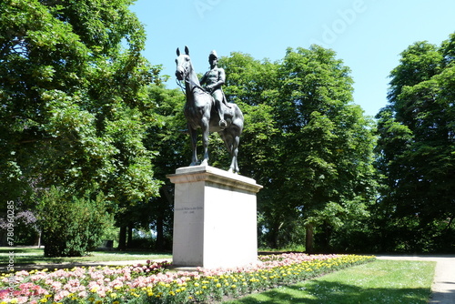 Reiterstandbild Friedrich Wilhelm im Schlossgarten von Merseburg