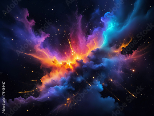 cosmic colors background