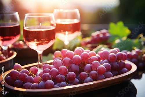 The process of making grape wine, crushing raw materials and separating stems, obtaining must, alcoholic fermentation of must or pulp, malolactic fermentation, alcoholization