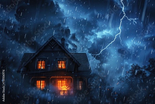 Protect Your Home: Real Estate Security and Protection from Burglaries, Storms, Fire and Other Disasters - Conceptual Image