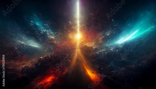 abstract heavenly background light from heaven revelation concept