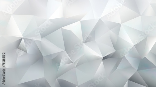 A vivid, high-resolution backdrop of geometric white polygons creating a modern, clean, and minimalist texture
