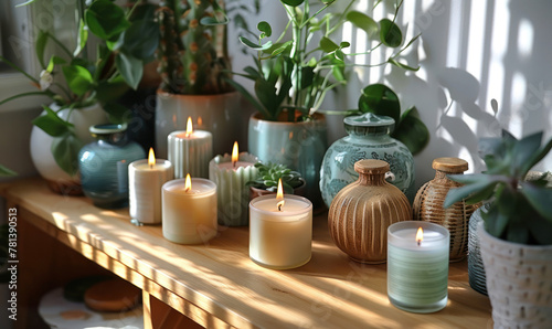 Variety of Candles on Table