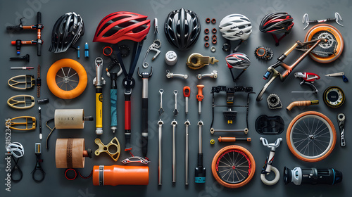 Cycling Essentials: A Collection of Necessary Bicycle Accessories and Equipment for Cyclists
