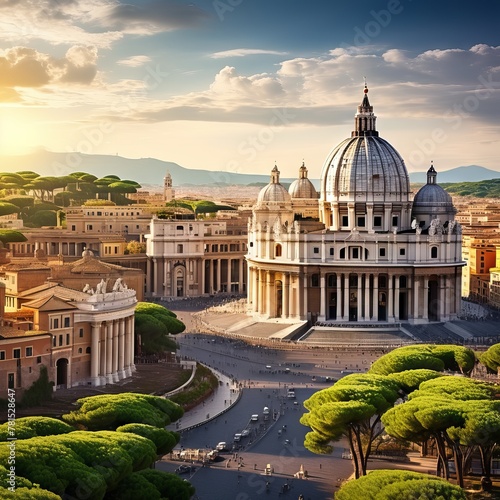 In the timeless city of Rome, Italy, history and architecture intertwine to create an unforgettable tapestry of beauty and grandeur.