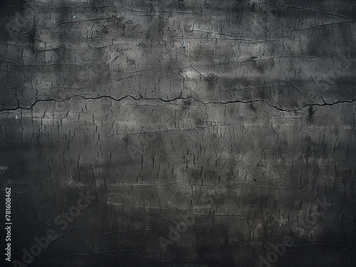 The black wall background showcases a grungy, scratched texture