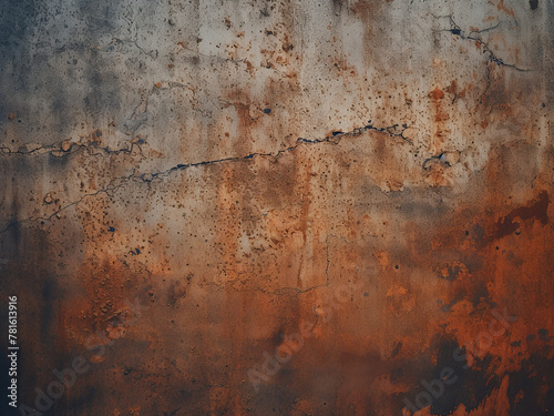 Grunge rust background texture depicts a metal rust surface