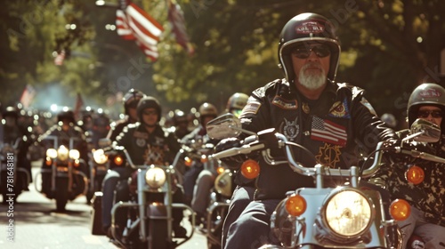 Motorcyclits Together For America Celebrations