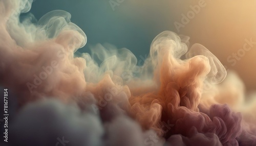 ai generative of hyper realistic of Dark colors below, pastel colors above and the background is a mixture of both, making this smoke like clouds in the world of superhero films