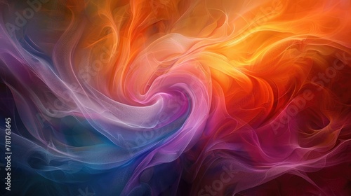 Abstract swirls of color fading into a dreamy, ethereal atmosphere