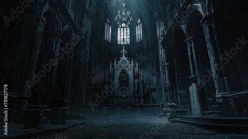 cinematic dark currupted cathedral 