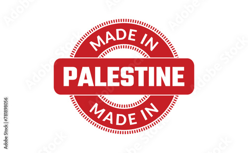 Made In Palestine Rubber Stamp