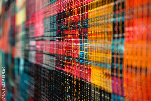 Closeup of AIa s screen, displaying its prowess in weaving stories and texts