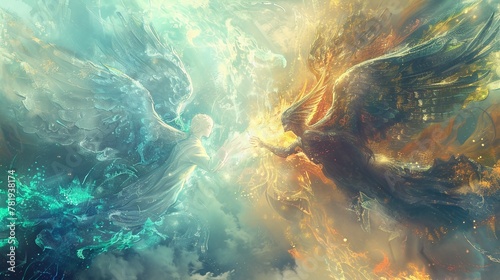 Angel vs. Demon: Epic Battle of Good and Evil in the Supernatural
