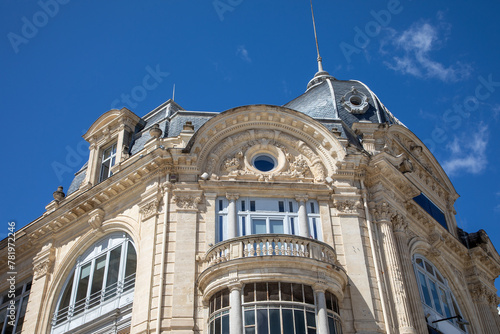 Le coeur de ville du vieux Montpellier dans l'Hérault en région Occitanie - France