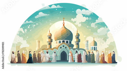 Religion design over white background vector illust