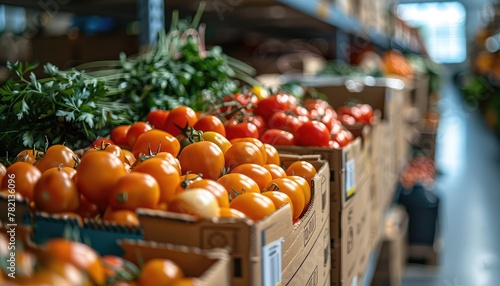 Food Bank Partnerships, Highlight the collaborative efforts between food banks, local farmers, grocery stores, and food manufacturers to rescue surplus food and redistribute it to those in need