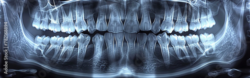Radiant Dental Panoramic X-Ray of Adult Teeth