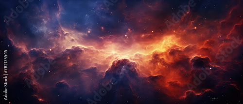 Radiant interstellar cloud of dust and gas