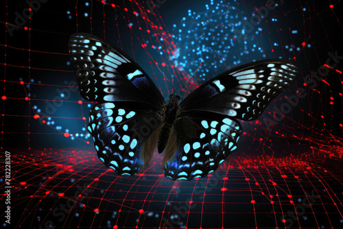An encryption method based on the unpredictable flight patterns of butterflies, turning data into swirling patterns that only the intended recipient can navigate.