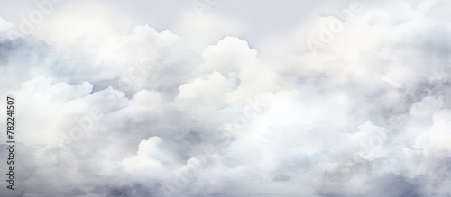 Airplane soaring amidst cloudy skies