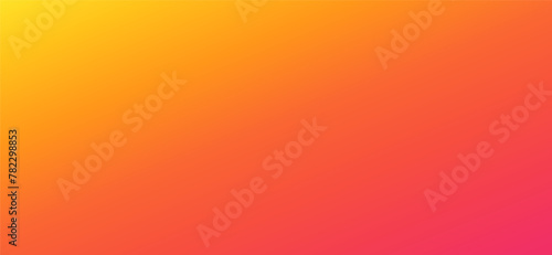 Yellow-red gradient. Background with transition of orange and scarlet colors. Modern soft backdrop with tone blur