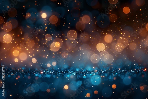 Abstract bokeh background with shallow depth of field and colorful lights