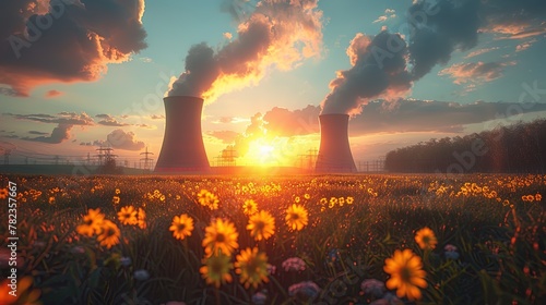 Atomic Energy: Nuclear power plays a vital role in global electricity production, offering a sus