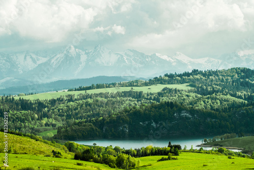 Widok na góry Tatry - Kluszkowce | View of the Tatra Mountains - Kluszkowce