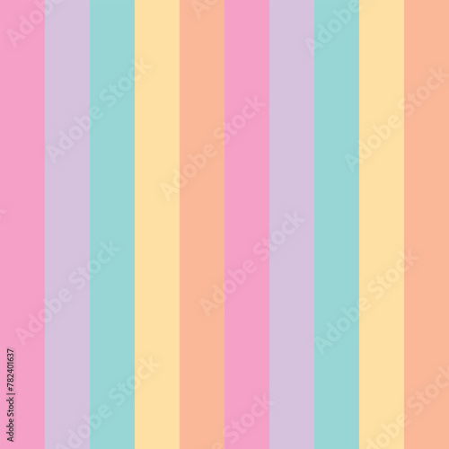 Pastel Stripes Pattern Rainbow Stripes Background Summer Stripes Seamless Pattern