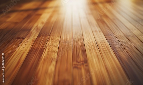 sleek bamboo flooring in rich caramel tones