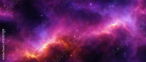 Cosmic Nebula purple abstract background